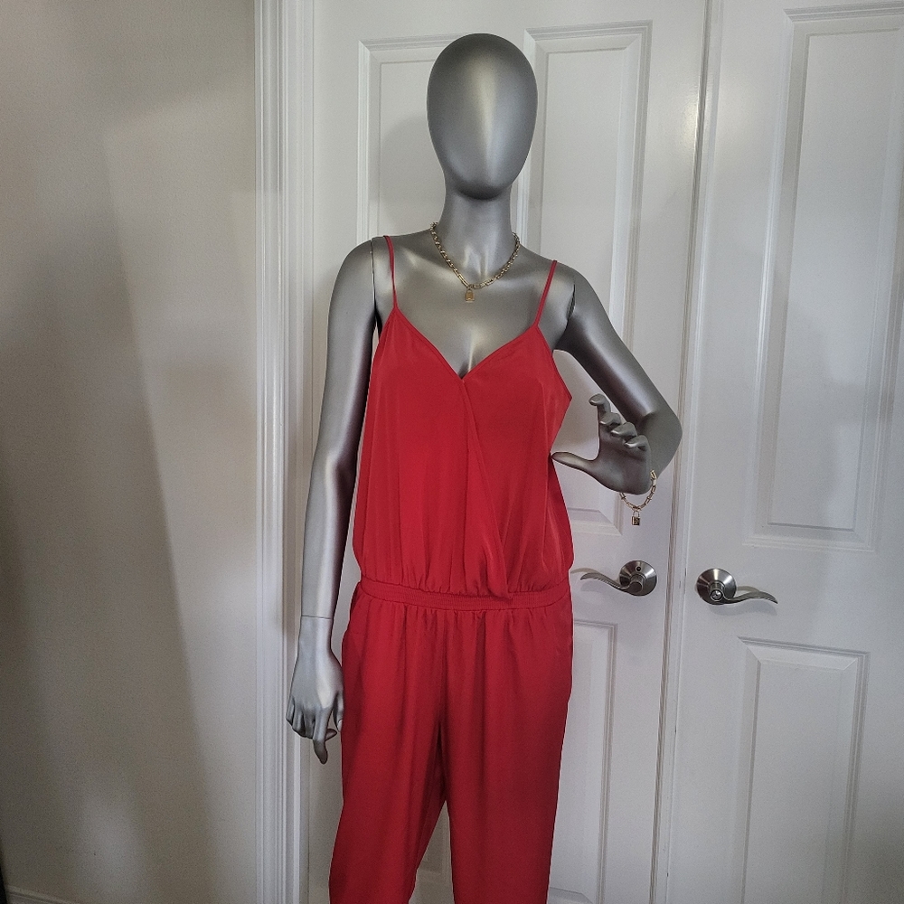 Express Red Jumpsuit